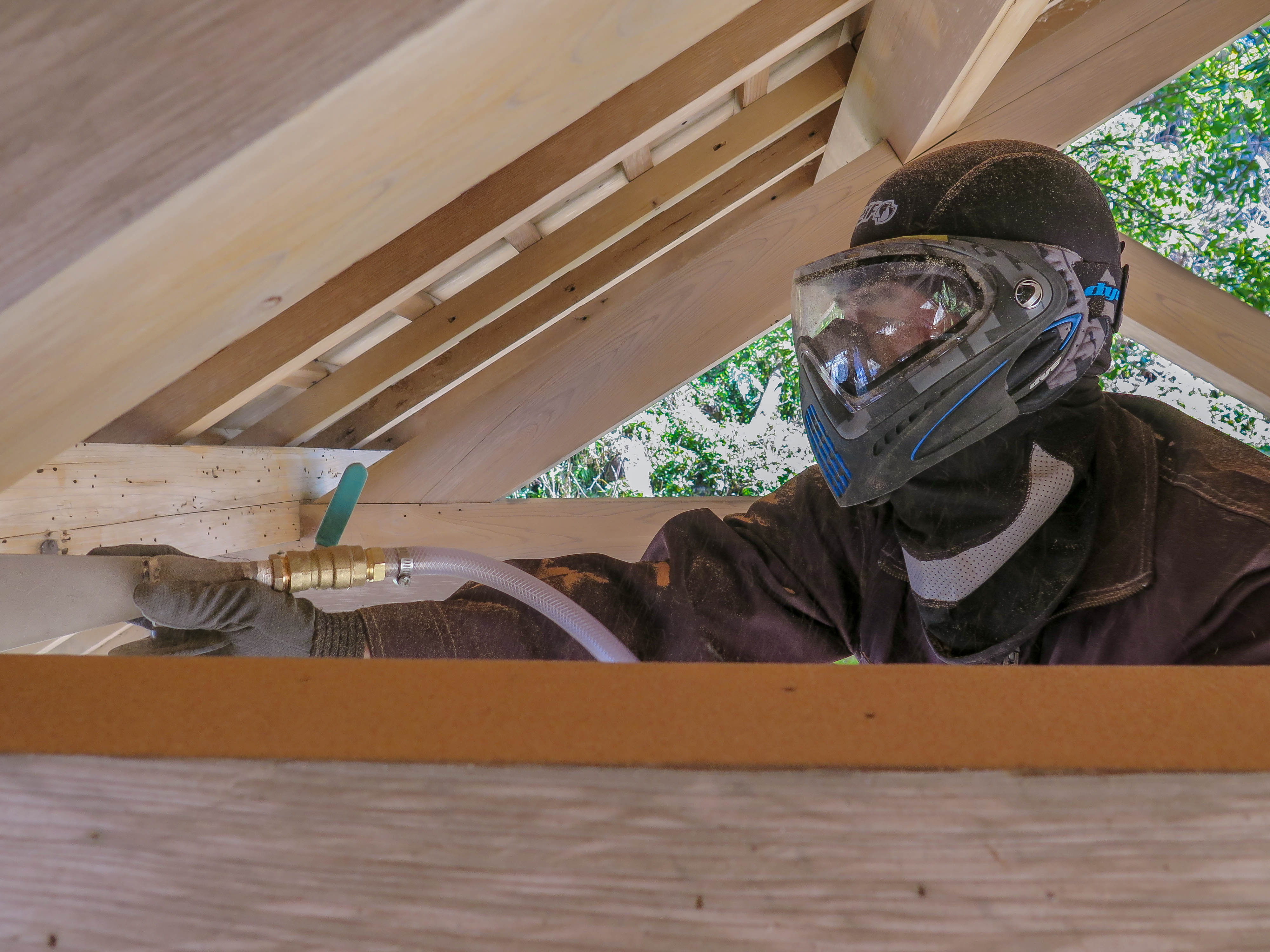 内野塗装 エアー鉋イメージ